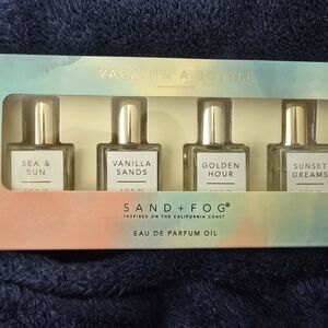 Sand + Fog 'Vacay in a Bottle' Eau de Parfum Oil Set - NIB Sealed Viral